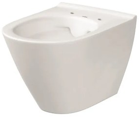 Cersanit K701-104 - WC sospeso con sedile CITY OVAL in ceramica/bianco