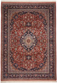 Isfahan Tappeto 360x260 Rosso (Cina) Annodato A Mano