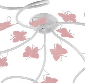 ONLI - Lampadario a plafone per bambini BUTTERFLY 5xE14/6W/230V