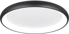 Plafoniera a LED dimmerabile nera Cardona - Trio