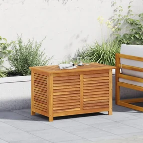 Contenitore giardino con feritoia 90x50x56cm massello acacia