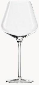 Set di 6 bicchieri da vino rosso in cristallo Quadrophil