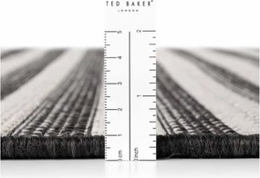 Tappeto da interno/esterno nero/color crema 160x230 cm Haringey Woodfield – Ted Baker