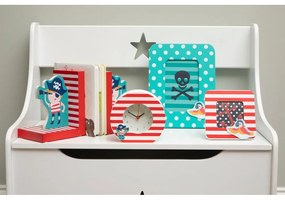 Cornici in legno rosso-turchese in set di 2 pezzi 12x12 cm Pirate - Premier Housewares