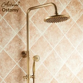 Sistema doccia termostatico ATS1155 esterno a parete in più finiture