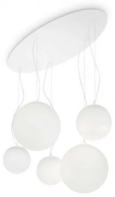 Ideal Lux -  MAPA SP5  - Lampadario con 5 diffusori a sfera