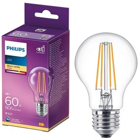 Lampadina LED VINTAGE Philips A60 E27/7W/230V 2700K
