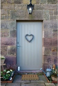 Zerbino in fibre di cocco 40x60 cm Pink and Blue Check – Artsy Doormats