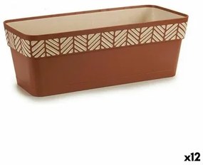 Vaso Autoirrigante Stefanplast Orfeo Terracotta Plastica 18 x 17 x 49 cm (12 Unità)