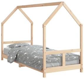 Giroletto per bambini 80x200 cm in legno massello di pino