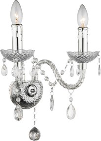 Lampada da parete EBT017-2W Transparent