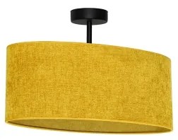 Duolla - Lampadario a plafone OVAL 1xE27/15W/230V marrone