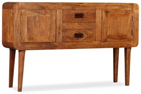 Credenza in legno massello con finitura miele 120x30x75 cm