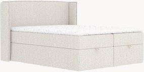 Letto boxspring fatto a mano con contenitore Passion, H3