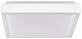 Plafoniera KAZIMIERZ 2xE27/20W/230V 29,5x29,5 cm argento