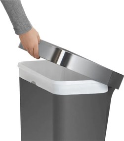 Cestino in plastica a pedale 45 l - simplehuman