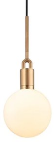 Forked Globe Lampada a Sospensione Dim. Medium Opal/Brass - Buster+Punch