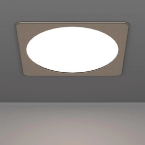 Eglo 901411 - Faretto da incasso LED FUEVA, 18,5W, 230V, 21,6x21,6 cm, cromato