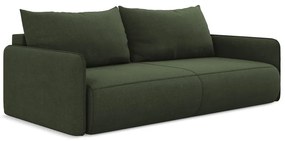 Divano verde allungabile/con contenitore 216 cm Nanea – Makamii