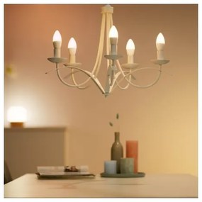 Lampadina LED RGBW Dimmerabile C37 E14/4,9W/230V 2200-6500K CRI 90 Wi-Fi -WiZ