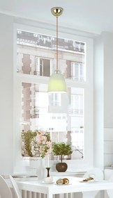 Lampadario verde con paralume in ceramica Sewilla – Candellux Lighting