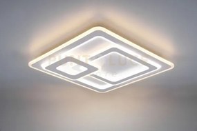 Mita plafoniera led 76w 9250lm, 2700 - 6000k bianca quadrati 3d con...