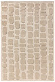 benuta Pure Tappeto di lana Malin Beige 160x230 cm - Tappeto fibra naturale