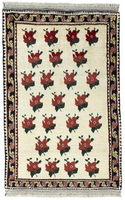 Gabbeh Tappeto persiano 90 x 130 Beige (Iran) Annodato A Mano