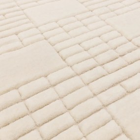 Tappeto in lana color crema tessuto a mano 160x230 cm Empire - Asiatic Carpets