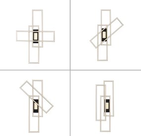 Leuchten Direkt 14693-18 - Plafoniera LED dimmerabile ASMIN LED/48W/230V
