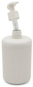 Dispenser sapone da appoggio beige in plastica Ring