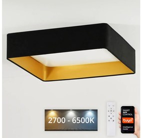 Brilagi-LED Lampada dimmerabile VELVET SQUARE LED/36W/230V Wi-Fi Tuya+telecomando nero