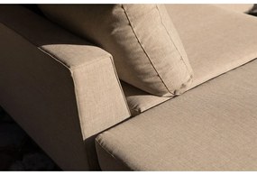 Divano da giardino beige, angolo sinistro Sicilie - Exotan