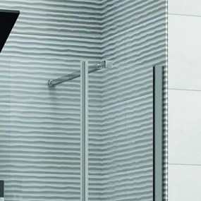 Porta doccia nicchia 110cm battente e fisso | KS5000 - KAMALU