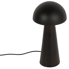 Lampada da terra per esterni nera 50 cm - Fungo