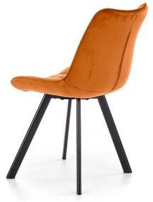 Sedia da pranzo COMORO, 1 pezzo, marrone cannella