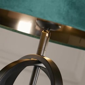 Searchlight EU91101EM - Lampada da tavolo CHIC 1xE27/60W/230V verde