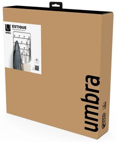 Appendiabiti in metallo nero naturale 36 cm Estique - Umbra