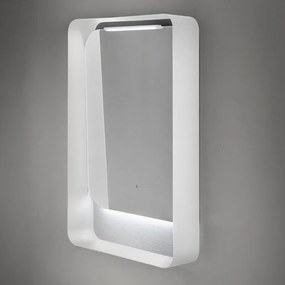 Specchio con illuminazione integrata DIVA ELMA L 50 x H 80 x P 12 cm bianco