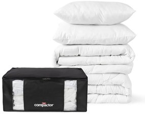 Scatola di stoccaggio nera con imballaggio sottovuoto Black Edition, volume 210 l - Compactor