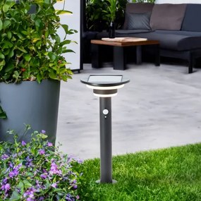 Brilliant - Lampada solare LED con sensore GARVINA LED/3W/3,7V 45 cm IP44 nero