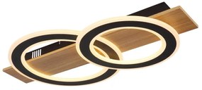 Globo 48038-40 - Plafoniera LED JAYDEN LED/40W/230V marrone