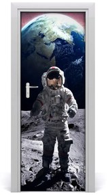Adesivo per porta Astronauta 75x205 cm
