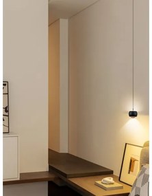 Immax NEO 07219L - Lampadario LED dimmerabile DORMINE 6W/230V opaco nero Tuya +TC