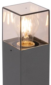 Lampada da terra per esterni moderna 70 cm Grigio scuro IP44 - Denmark