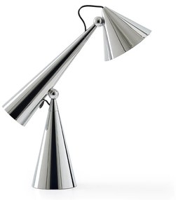 Tom Dixon - Pose Task LED Lampada da Tavolo Silver Tom Dixon