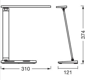 Osram - Lampada da scrivania LED dimmerabile OFFICE LINE LED/17W/230V bianca