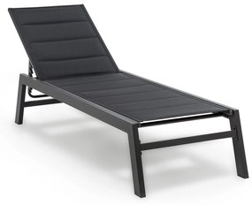 blumfeldt Renazzo Lounge Sdraio 70/30 PVC/PE Alluminio 6 Livelli antracite