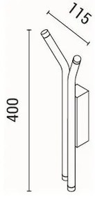 Applique a LED LED/10W/230V 3000K