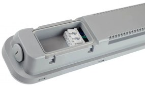 Plafoniera LED Stagna 120cm 36W, 4.300lm (120lm/W) Colore  Bianco Naturale 4.000K